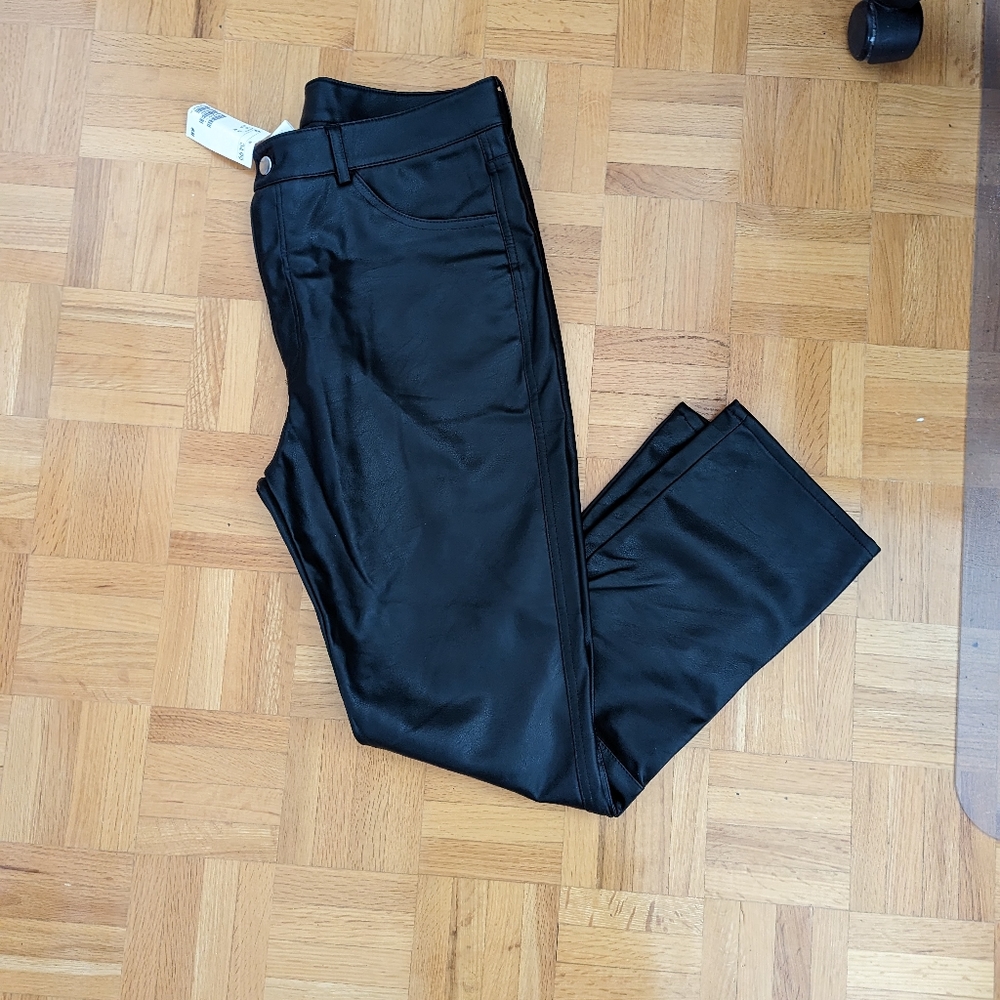 H&M leather pants